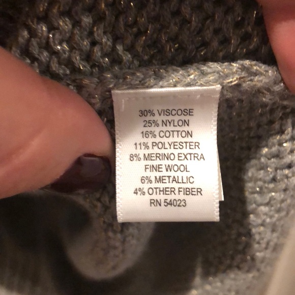 Banana Republic Shimmery sweater top - Picture 4 of 8